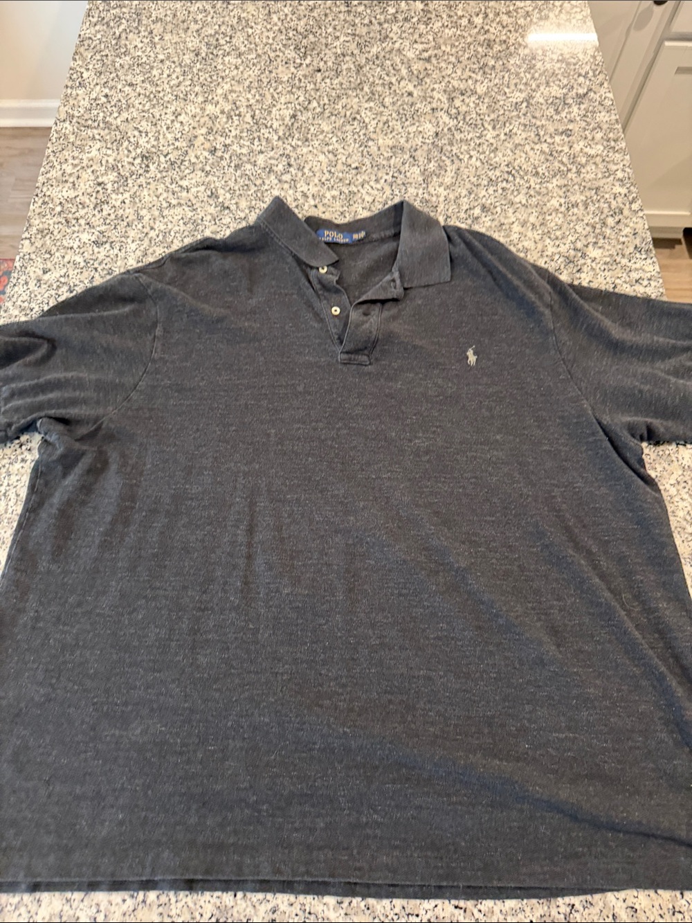 Polo by Ralph Lauren Men’s Heather Charcoal Polo Shirt